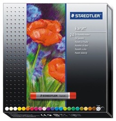 Масляная пастель Staedtler Karat, 24 цвета, 11мм, картонная коробка ST2420C24