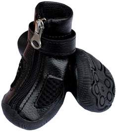 Обувь для собак Triol размер L, 4 шт черный