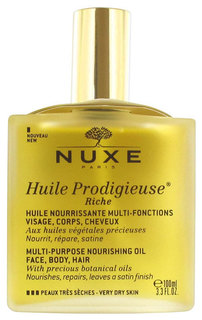 Масло для лица uxe Huile Prodigieuse Riche Multi-Purpose 100 мл Nuxe