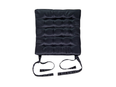 Подушка на стул стеганная черная 42х42х4см IQ Dekor 1711303