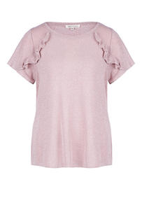 Футболка женская Kocca P19PTS950805UN0000 13934 розовая/серебристая S