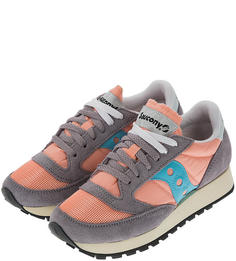 Кроссовки женские Saucony S60368-71 оранжевые/сиреневые/голубой/белые/черные 40