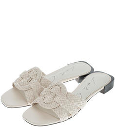 Шлепанцы женские Lola Cruz 047Z10BK bianco/off white белые 36