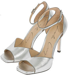 Босоножки женские Lola Cruz 027Z19BK белые серебристые 38 EU