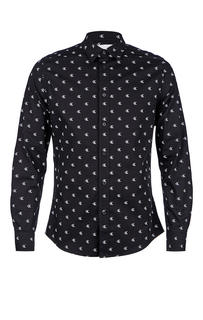 Рубашка Мужская Calvin Klein Jeans черная 52