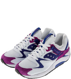 Кроссовки мужские Saucony S70439-2 белые/синие/фиолетовые 40