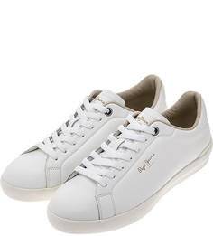 Мужские кеды Pepe Jeans PMS30523 800 белые/золотистые 41