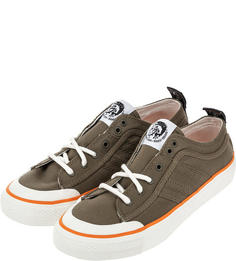 Мужские кеды DIESEL Y01913 PR012 T7414 хаки 42