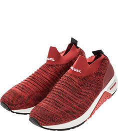 Кроссовки мужские DIESEL Y01881 P2199 T4041 красные/черные/белые 42