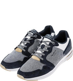 Кроссовки мужские Pepe Jeans PMS30514 595 синие/белые/бежевые 44