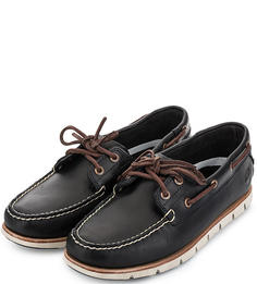 Топсайдеры мужские Timberland TBLA1BBUW черные/коричневые 8.5 US