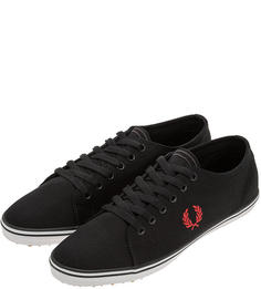 Мужские кеды Fred Perry B6259U 236 черные/красные 40