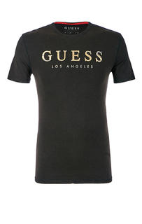 Футболка мужская Guess коричневая 50