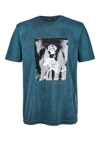 Футболка мужская DIESEL бирюзовая 56