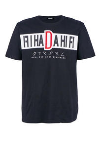 Футболка мужская DIESEL черная 46