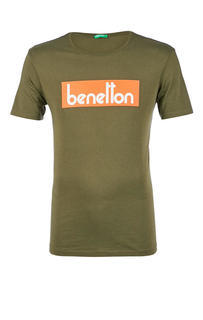 Футболка мужская United Colors of Benetton зеленая 52