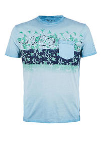 Футболка мужская Pepe Jeans синяя 46