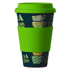 ЭКО Стакан из бамбукового волокна "BambooCup", Зеленый Чай, 400 МЛ Areon