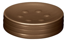 Мыльница Kleine Wolke Sahara 11x11x3 см коричневая