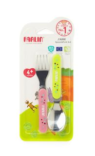 Набор столовых приборов FARLIN ложка и вилка, 4 мес +