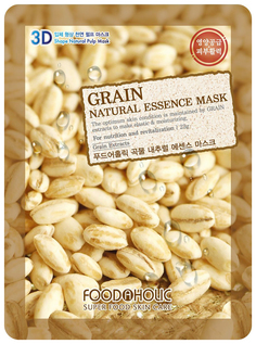 Маска для лица FoodaHolic Grain Natural Essence 3D Mask 23 г