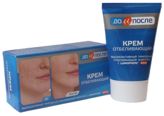 Крем для лица До и после отбеливающий 100 мл No Brand