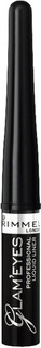 Подводка для глаз RIMMEL GlamEyes Professional Liquid Liner, тон №001