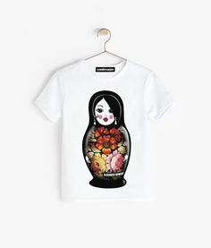 Футболка Alexander Konasov Матрешка Flower р.24