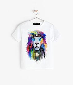 Футболка Alexander Konasov Лев - акварель р.24