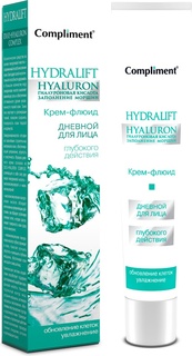 Дневной крем-флюид Compliment Hydralift Hyaluron глубокого действия для лица 50 мл