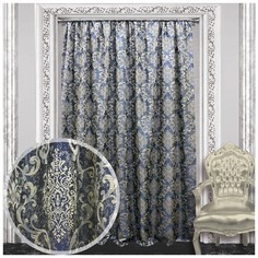 Штора Amore Mio RR 4746-502 2,0*2,7*1 Синяя