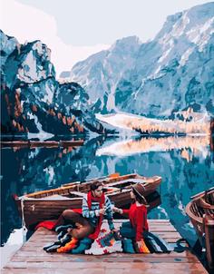 Картина по номерам Paintboy "Свидание в горах", 40x50 см