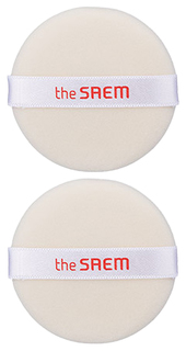 Спонж для макияжа THE SAEM Round Mini Flocking Puff [S]