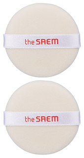Спонж для макияжа THE SAEM Round Mini Flocking Puff [S]