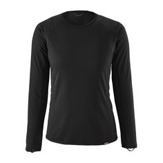 Лонгслив Patagonia Capilene Midweight Crew 2018 женский черный, L