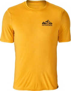 Футболка Patagonia Capilene Daily Graphic T-Shirt 2017 мужская желтая, S