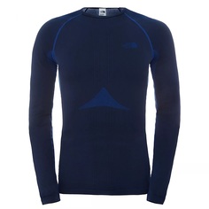 Лонгслив The North Face Hybrid Long Sleeve Crew Neck 2019 мужской темно-синий, M