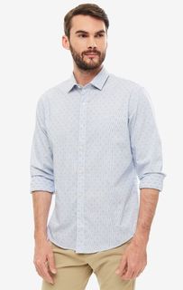 Рубашка мужская Dockers 2883601370 синяя/белая/красная L