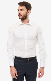 Рубашка мужская Guess M93H41-W7ZK0-TWHT белая XXL