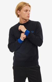 Джемпер мужской Fred Perry K7510 102 черный/синий/белый M