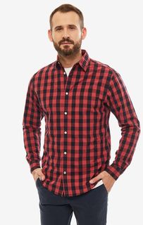 Рубашка мужская Jack & Jones 12136987 brick red M