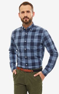 Рубашка мужская Selected 16023033 dusty blue S