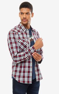 Рубашка мужская Levis 6581603300 синяя/красная/белая S Levis®