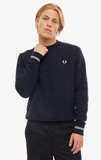 Толстовка мужская Fred Perry M7535 608 синяя/белая M