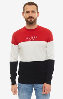 Джемпер мужской Guess M93R23-Z2EO0-S085 красный/белый/черный M