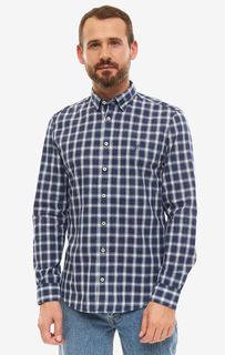 Рубашка мужская Marc O’Polo 740442162/X87 синяя/белая XXL