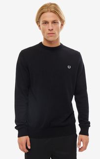 Джемпер мужской Fred Perry K5523 102 черный/белый M