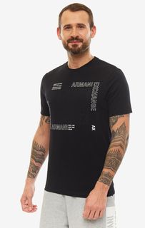 Футболка мужская Armani Exchange 3GZTFP ZJBVZ 1200 черная/белая XXL