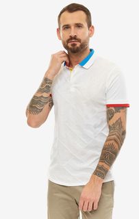 Футболка мужская Armani Exchange 3GZF84 ZJJ2Z 1100 белая/синяя/красная/желтая XL