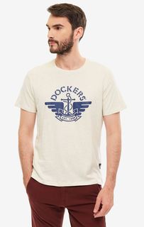 Футболка мужская Dockers 2740600490 бежевая/серая/белая/синяя M